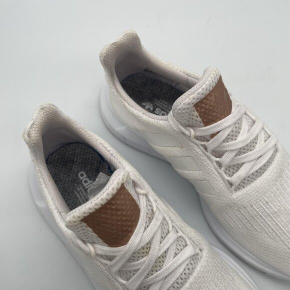 Adidas Swift Run Shoes Womens Sz 7 White EG9492‎ Knit Athletic Running Sneakers - Picture 4 of 12